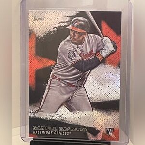 SAMUEL BASALLO 2026 TOPPS SERIES 1 ROOKIE CARD-STARS OF THE MLB